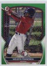 2023 Bowman Draft Green /99 Welbyn Francisca #BD-62 12v9
