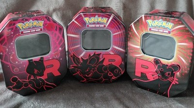 Pokemon - Ewige Rivalen - 3x Tin Box - Mewtu - Nidoking - Snobillikat - Deutsch
