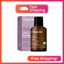 Cliganic USDA Organic Palmarosa Essential Oil, 1oz - 100% Pure Natural Undiluted