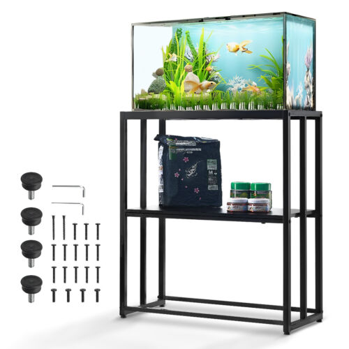 VEVOR Aquarium Stand 20 Gallon Fish Tank Stand 24.8 x 13 x 30 in Steel 167.6 lbs - Picture 1 of 12