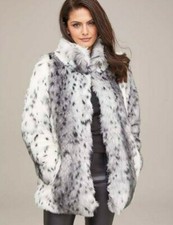 Joanna Hope Faux Fur Jacket - Uk 14 - Womens