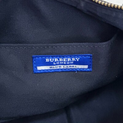 Burberry Blue Label Women's Shoulder Bag Handbag Canvas