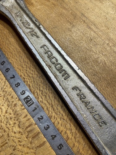 (Nr. 455 OLD TOOL ALTES WERKZEUG 30cm Schraubenschlüssel Facom 113 /12 ́ ́ - Bild 2 von 5