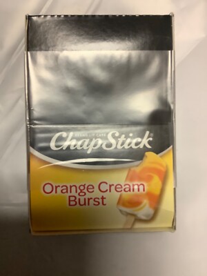 Brand new Chapstick Orange cream burst  .15 oz Lip Balm - 12 Pack