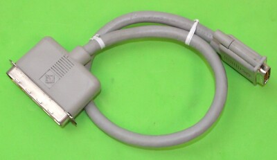 *Vintage* Apple Centronics 50 M to DB-25 M SCSI Cable, 1.5 ft *Used* 590-0305-A