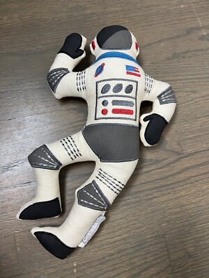 Crate and Barrel Kids Astronaut Stuffed Doll Cosmos Throw Pillow Land of Nod Toy