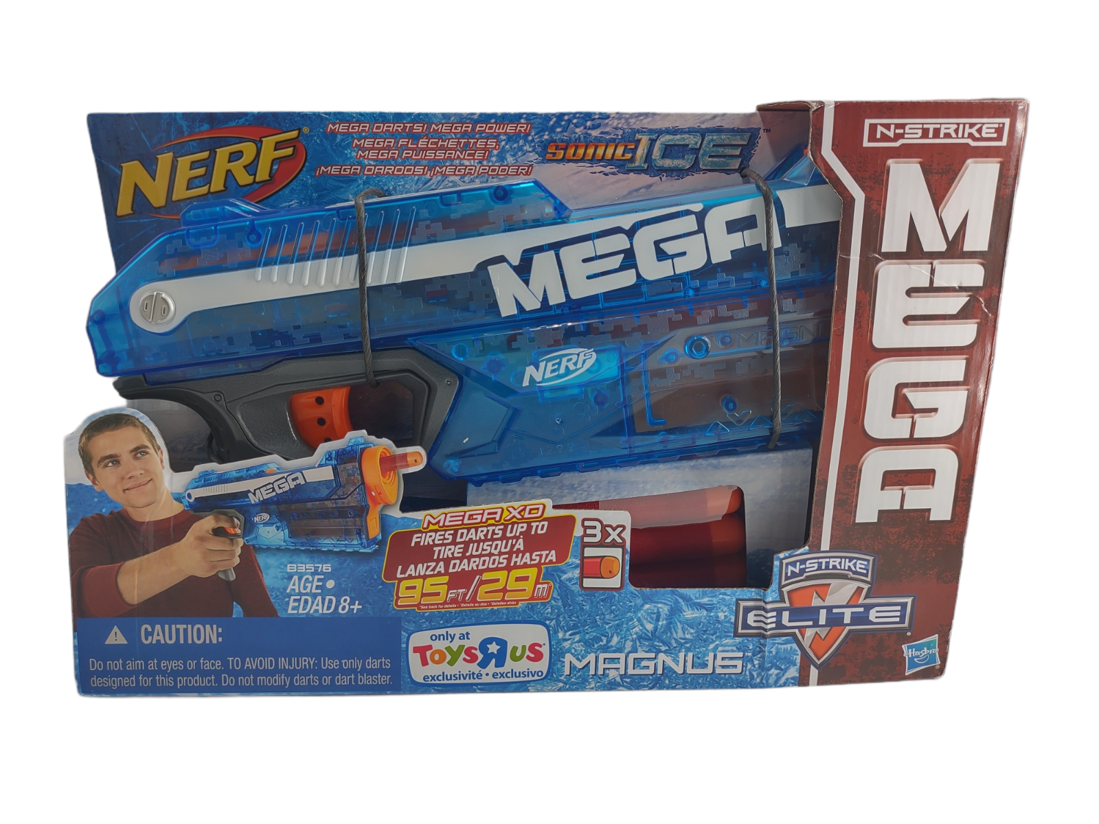 Nerf Sonic Ice Magnus Blaster N-strike 