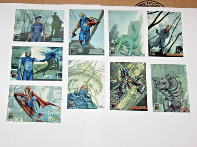 1997 MARVEL PREMIUM QFX PHOTOGRAFIX CEARCHROMES INSERT 9 CARD SET JOE QUESADA