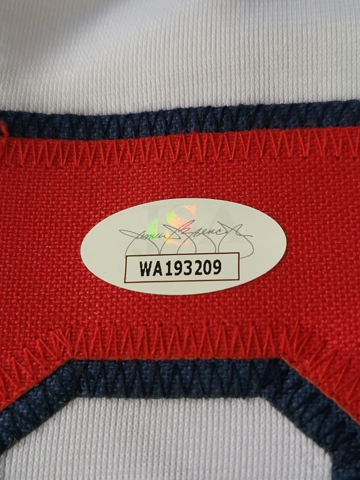 Whitey Herzog Autographed/Signed Jersey JSA COA Washington Senators - Image 3 of 4