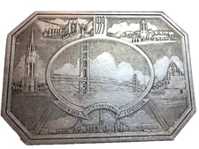 ARTDECO 1939 Golden Gate Inter. Exposition San Francisco Standard Oil Table Mat