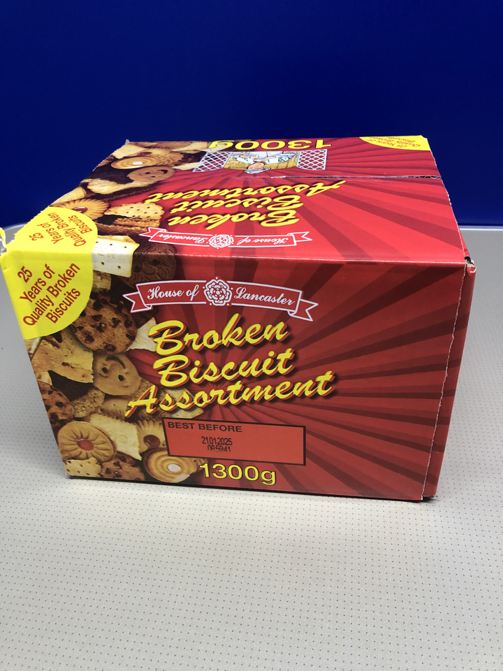 Broken Biscuit Assortment 1.3kg House Of Lancaster British Biscuits