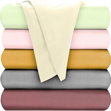Vantona Luxury Soft Fitted & Flat Sheets  100% Cotton (Sold Separately)