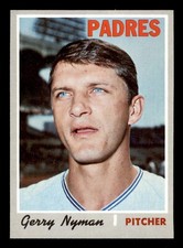 1970 Topps Baseball #644 Gerry Nyman NM *d12