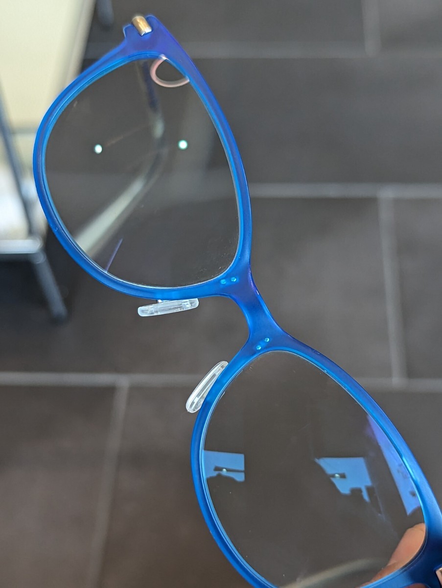 Tommy Hilfiger Womens TH 1398 R30 Blue Eyeglasses 52-17-140 - FRAMES ONLY TOMMY HILFIGER TH 1398 R30 BLUE CLEAR 52/17/140 EYEGLASSES  main image 2