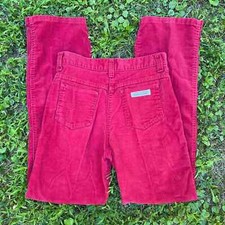 Vintage 70s red corduroy pants