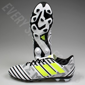 Adidas Nemeziz 17.4 FxG Junior Soccer Cleats S82459 - White/Yellow/Black  (NEW) | eBay