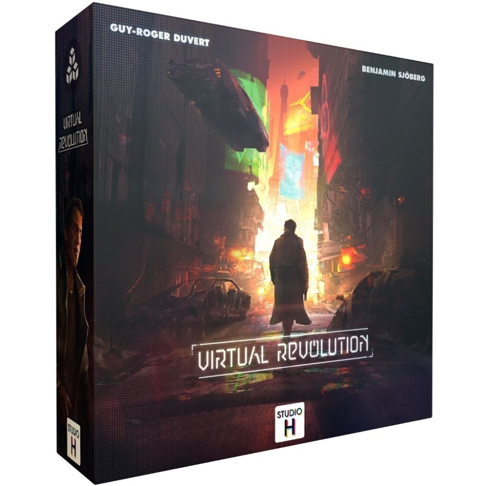 Virtual Revolution Studio H : jeu de société de stratégie cyber-punk pour 2 à 4 joueurs