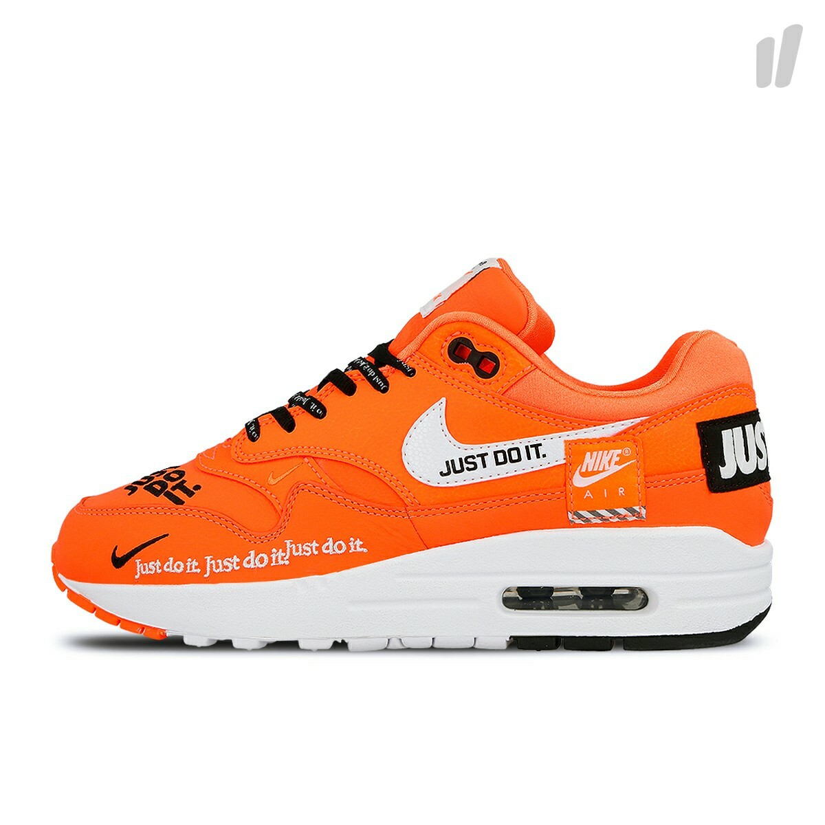 nike just do it orange shoes