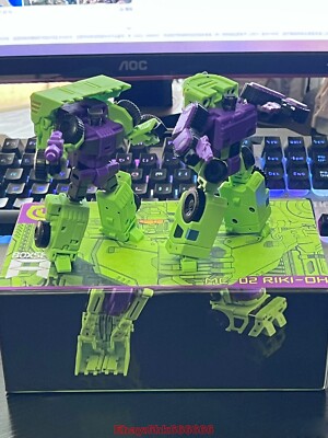 Neu Lucky Cat Micro Cosmos MC-02 Riki-Oh Devastator Mini Transform Spielzeug ein Set