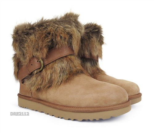 UGG Classic Buckle Mini Chestnut Fur 