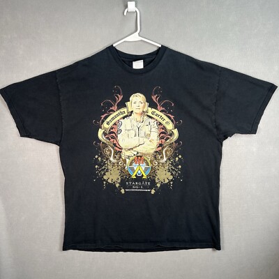 Vintage 2000s Stargate SG-1 Samantha Carter T Shirt Adult 2XL XXL 