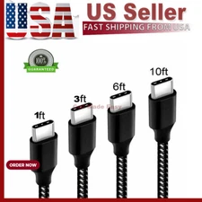 Heavy Duty Charging Phone Cable Type-C USB-C For Samsung Android LG Charger