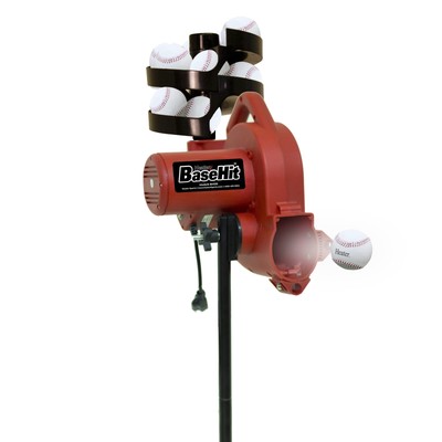 Heater Sports Base Hit Lite Adjustable Baseball Pitching Machine – 45 MPH 