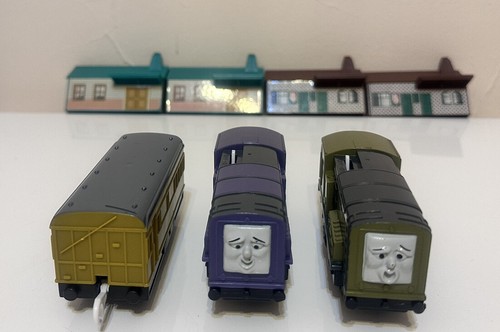 Dodge & Splatter Plarail/ Trackmaster- Thomas & Friends Tomy Vint- Complete Set! - Picture 3 of 7