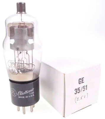 35/51 = 51 = 235 = 35 = RENS351 = F235 General Electric Röhre tube NOS NEW NEU - Bild 1 von 4