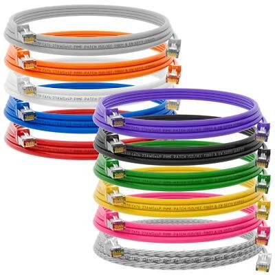 HB-DIGITAL CAT 6 Patchkabel Netzwerkkabel Ethernet LAN Internet S/FTP Kabel DSL Halogenfrei