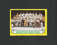 1973 Topps Boston Bruins Team Card #93 ~ Bobby Orr  ~~ Nice Card!