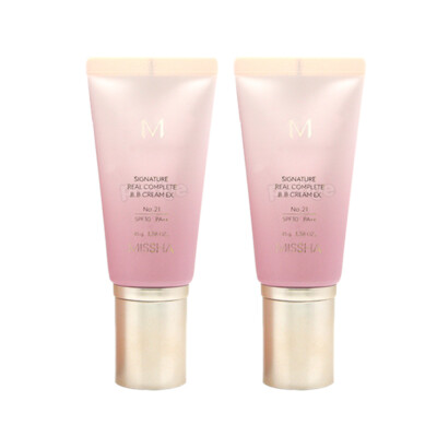 2ea Missha M Signature Real Complete BB Cream  #21 45ml Korea Beauty given TR