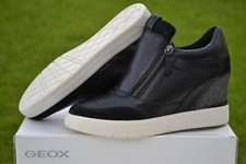 Image of GEOX Ladies BNIB Ankle Boot D MAURICA D35PRA Black Leather UK 7 / EU 40 RRP £115
