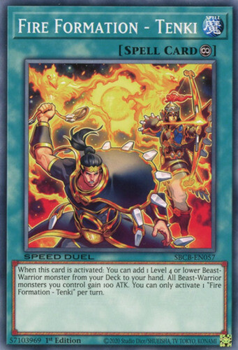 Yu-Gi-Oh! Fire Formation - Tenki Super Rare Card (THSF-EN057) 1st Edition