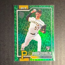 Bubba Chandler 2026 Topps Series 1 Green Parallel Rookie #283 Pittsburgh Pirates