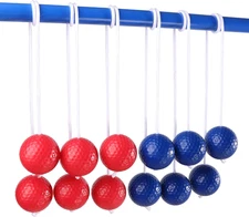 GSE Games & Sports Expert Replacement Ladder Ball for Toss Game Set, 6-Pack Tour