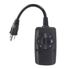 8.3-Amp 24-Hour Outdoor Plug-In Wireless Remote Timer with Photocell Light Senso