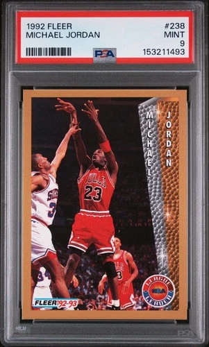 1992 Fleer 🏀 #238 - Michael Jordan - PSA MINT 9