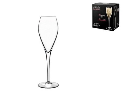 Packung 6 Gläser Aus Glas Atelier Sekt 20 C402 Transparent Bormioli Luigi