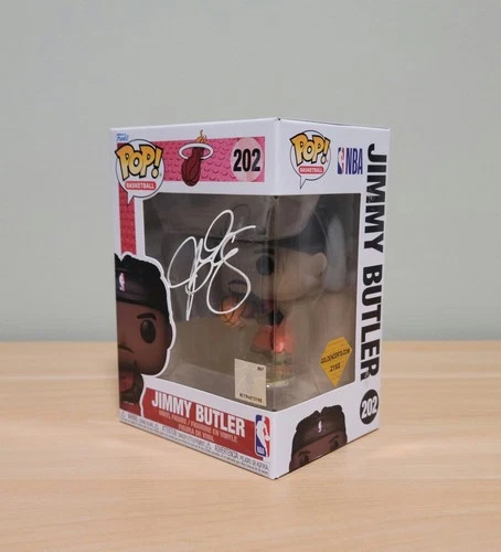 RARE! Jimmy Butler Signed Autographed Funko Pop Miami Heat NBA Hologram with COA