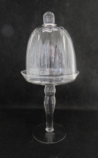 Clayre & Eef  Kleine Kuchenglocke* Tortenplatte* Kuchenständer* Glas Cupcake