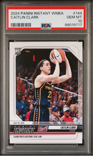 2024-25 Panini Instant WNBA Rookie Card Caitlin Clark #144 /14567 RC PSA 10