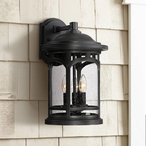 Marblehead 17 1/2" High Mystic Black Outdoor Wall Light - Picture 1 of 5