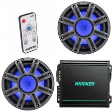 Kicker 2 51MWE104 - MWE 10-Inch Premium Marine Subwoofer Enclosure 4-ohm ...