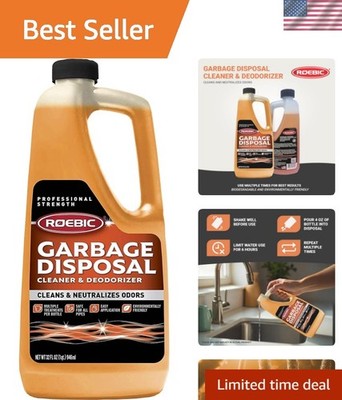 K-27 Liquid Garbage Disposal Cleaner - Fresh Scent, 32 fl oz, Biodegradable