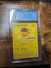 Pokemon Ash's Pikachu Promo SM111 Graded CGC 7