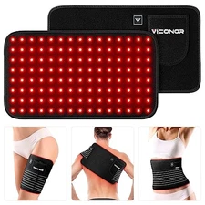 VICONOR RED LIGHT THERAPY BELT FOR BODY COMFORT APP-CONTROLLED - BLACK