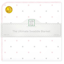 New Ultimate Swaddle Designs Receiving Swaddling Blanket Pastel Little Dots