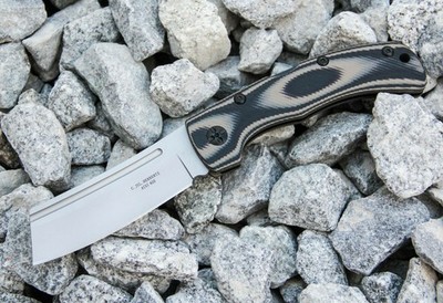 Herbertz CLEAVER Messer Taschenmesser 420 Stahl G10 Griff Backlock 598612