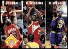 1993-94 Hoops Scoring Michael Jordan LL #283 Chicago Bulls Basketball Card